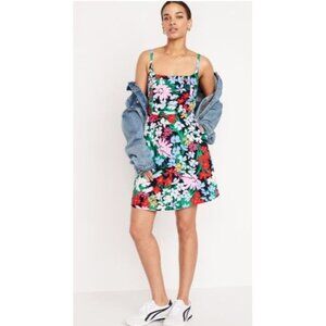 chinese dress ladies Old Navy Women Fit & Flare Classic Cute Stylist Floral Cami Summer Sun   JNL Trading